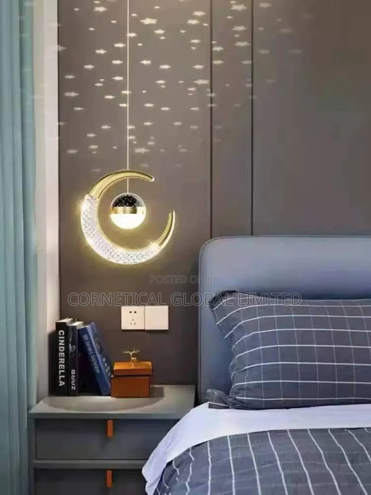 Modern Luxury Crystal Led Single Drop Pendant Light