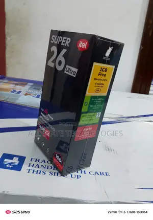 New Itel S26 Ultra 256 GB Black