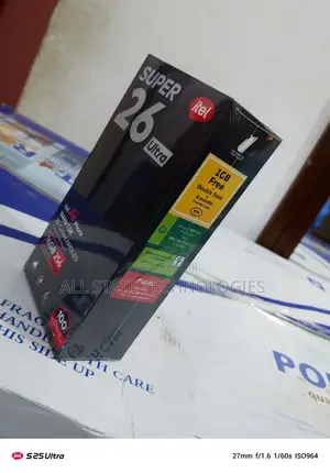 New Itel S26 Ultra 256 GB Black