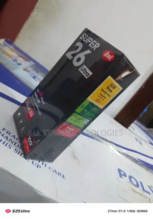 New Itel S26 Ultra 256 GB Black