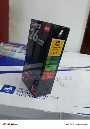 New Itel S26 Ultra 256 GB Black