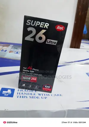 New Itel S26 Ultra 256 GB Black