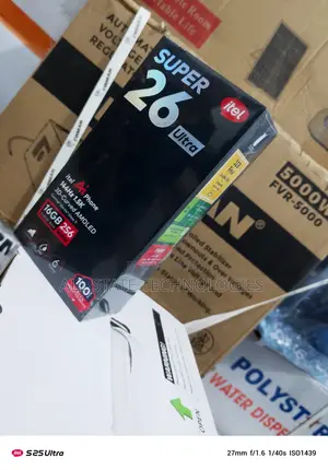 New Itel S26 Ultra 256 GB Black