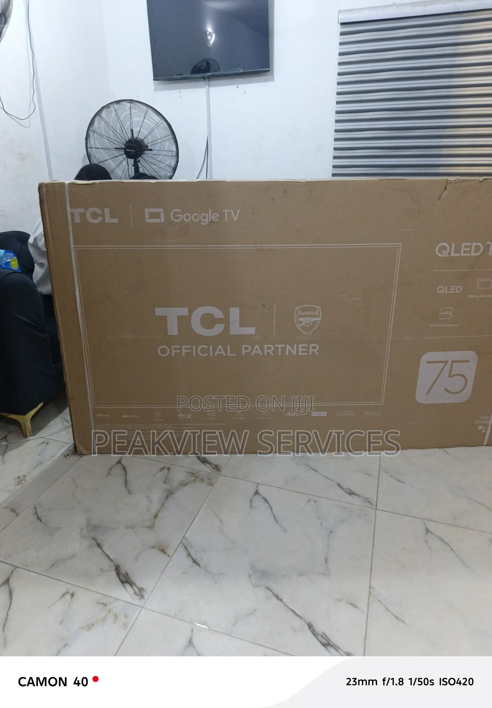TCL 75" Qled Google Smart Tv – Super Clear Display
