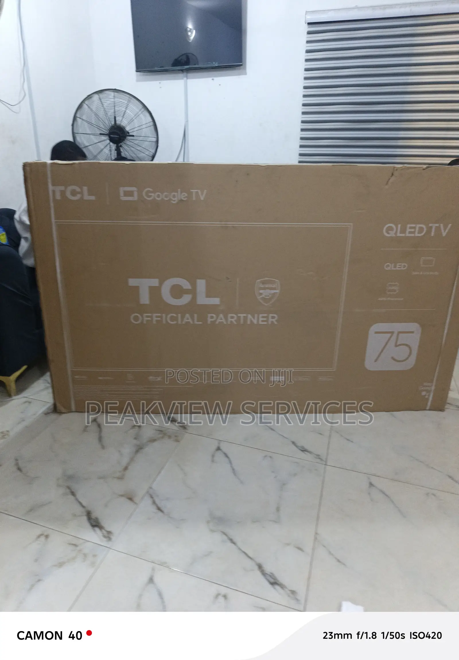 TCL 75" Qled Google Smart Tv – Super Clear Display