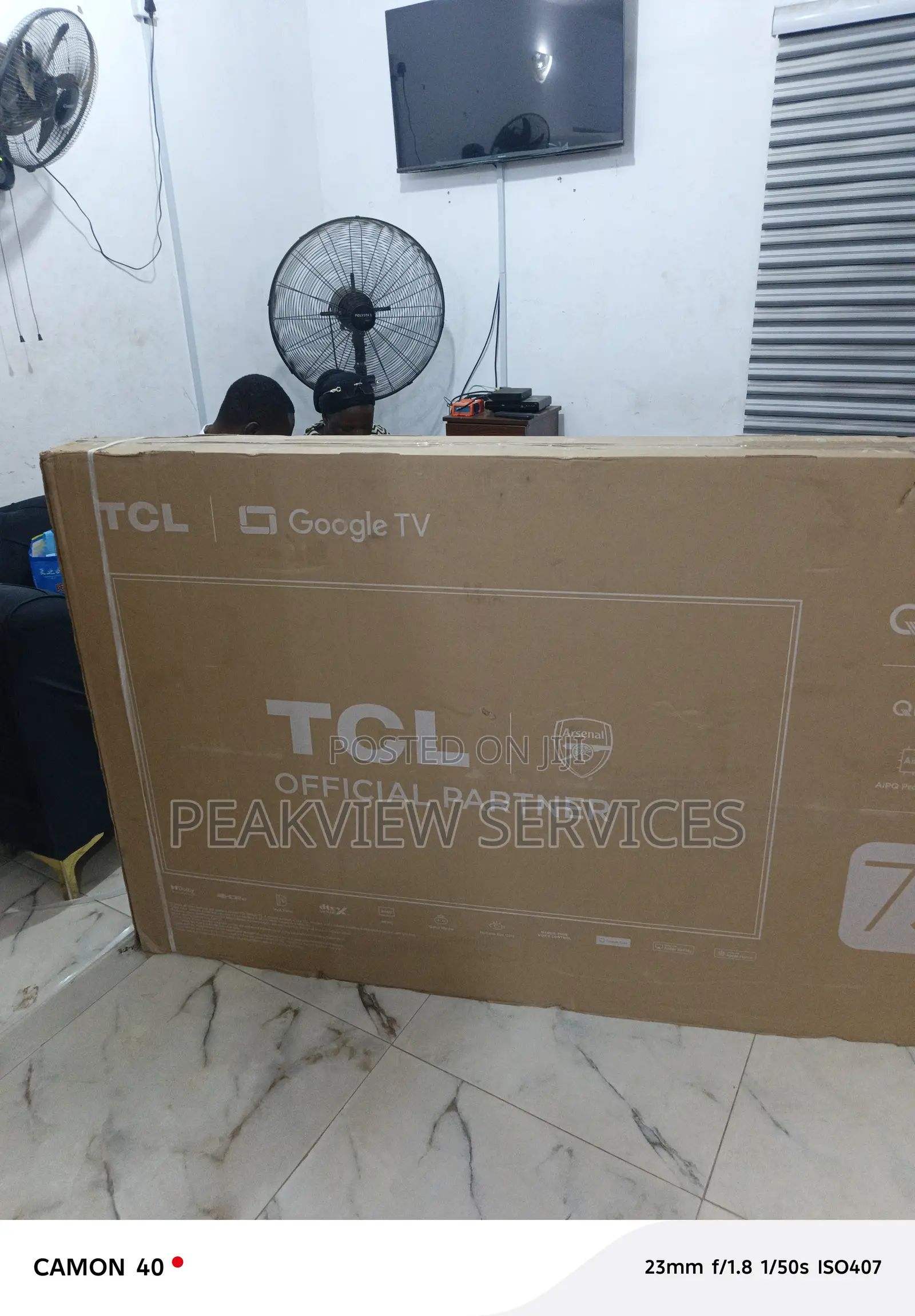 TCL 75" Qled Android Tv – Immersive Entertainment Display