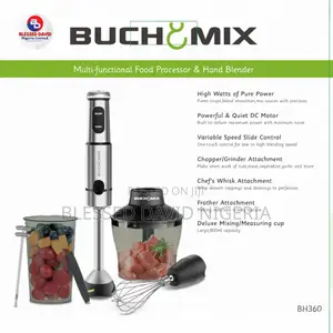 4 In 1 Multi Function Food Chopper With Turbo Stick