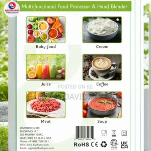 4 In 1 Multi Function Food Chopper With Turbo Stick