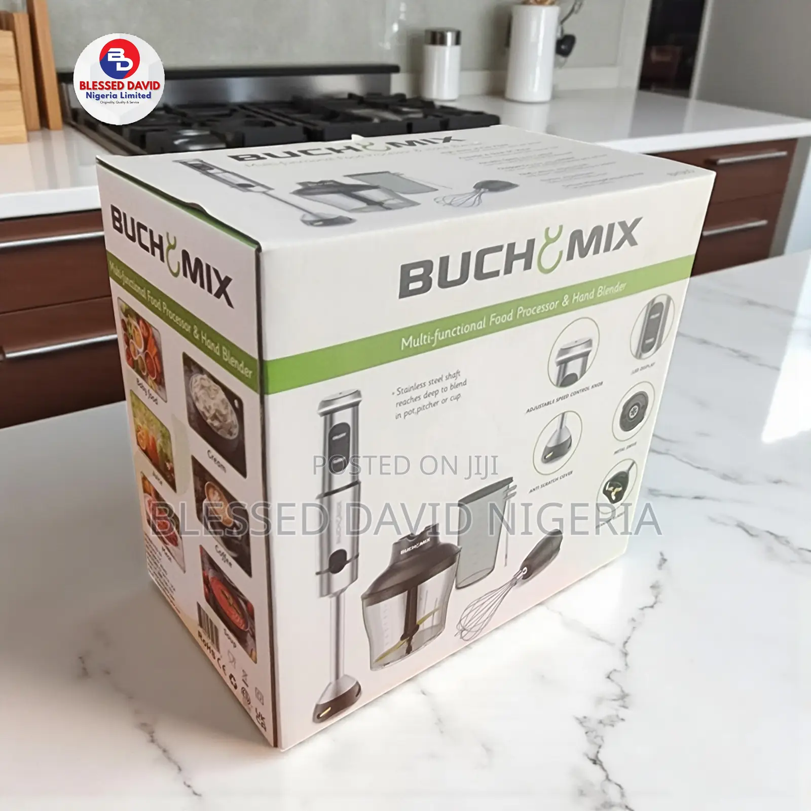 4 In 1 Multi Function Food Chopper With Turbo Stick