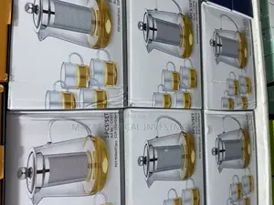 5pcs Glass Jug With Cups