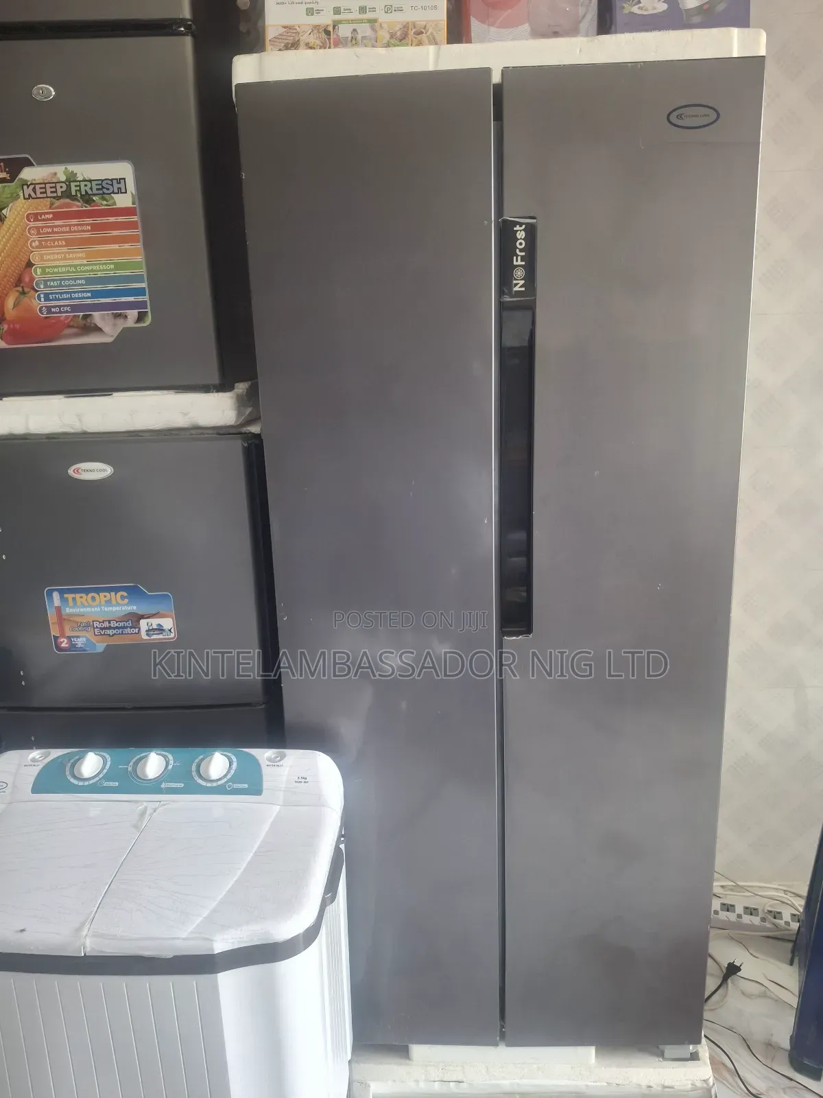 Tekno Cool Side By Side Refrigerator