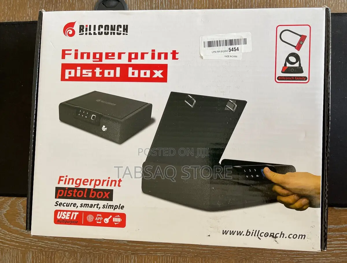 Billconch Fingerprint Safe Box|| Payment on Delivery