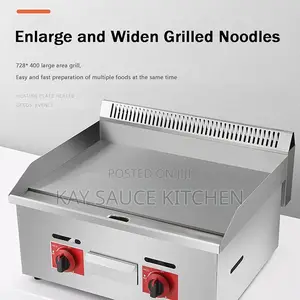 Gas Griddle Smooth Discounted Price (2 Burner)