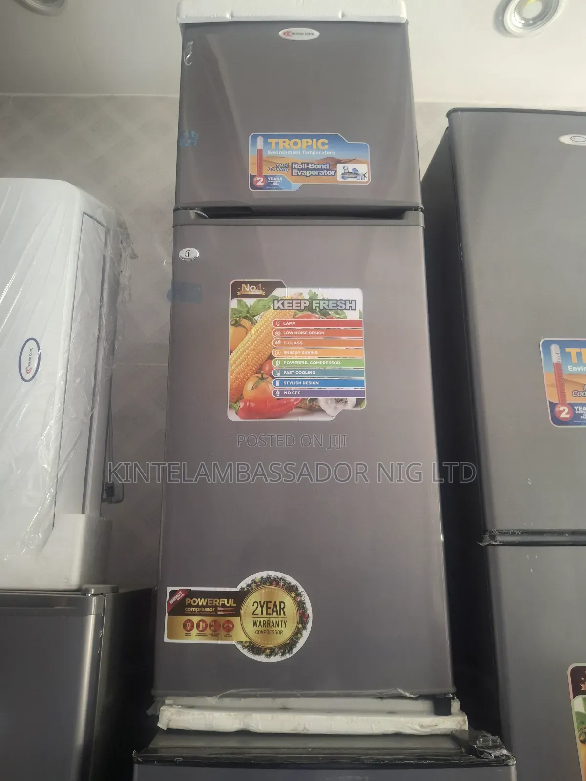 Tekno Cool Double Door Refrigerator- Tc 128
