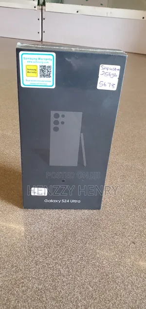 New Samsung Galaxy S24 Ultra 256 GB Black