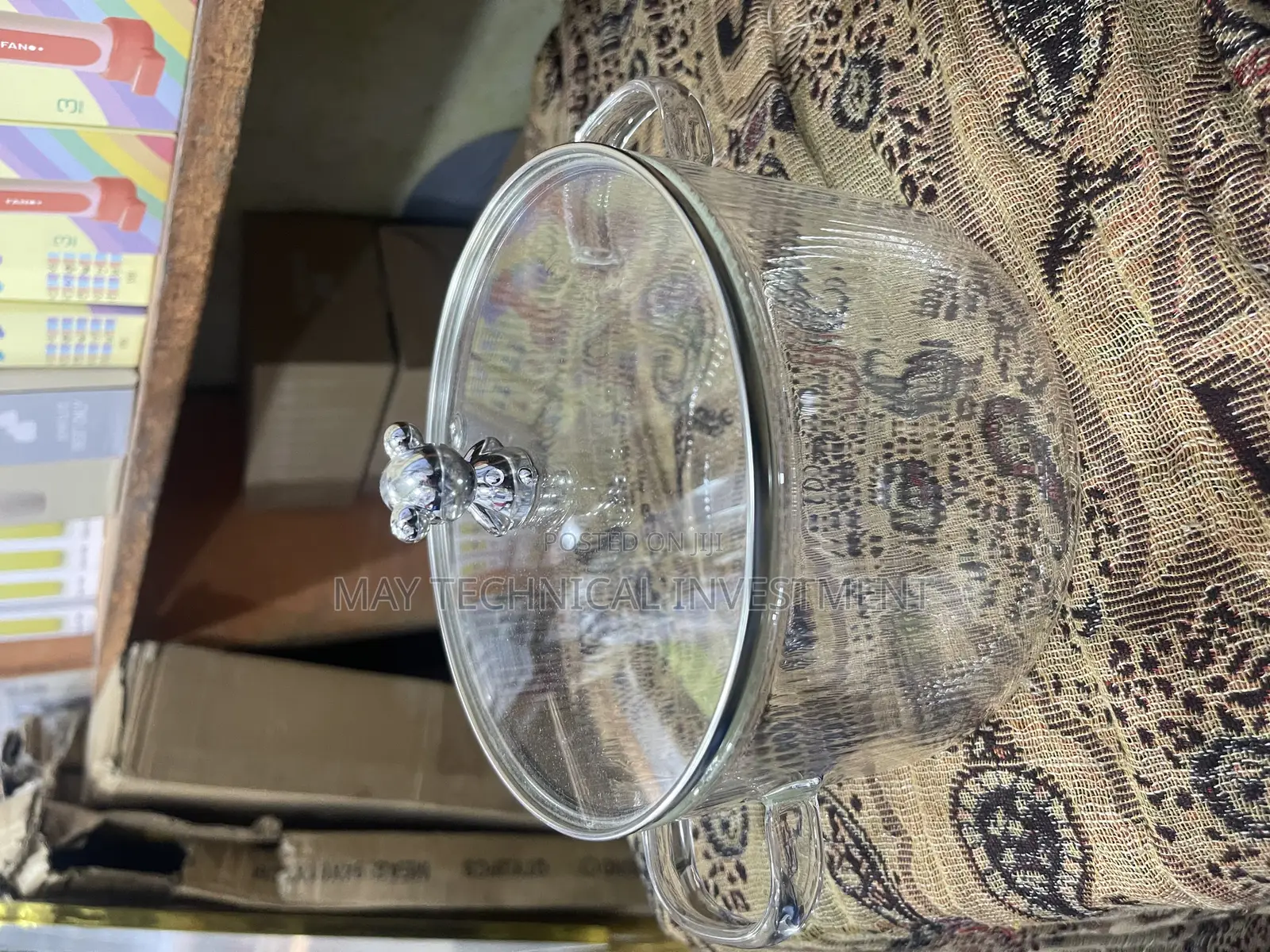 Glass Boron Pot
