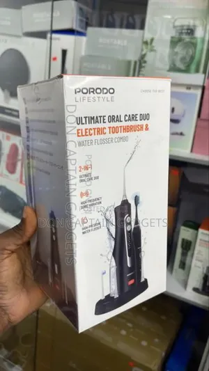 Porodo Ultimate Oral Care Duo Electric Toothbrush Water Flosser Combo