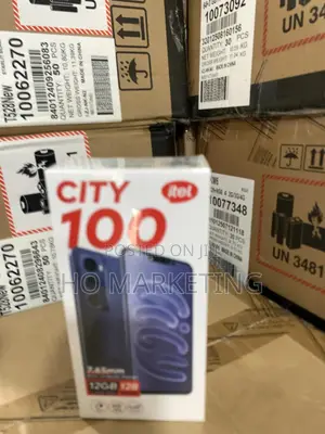 New Itel City 100 128 GB Black