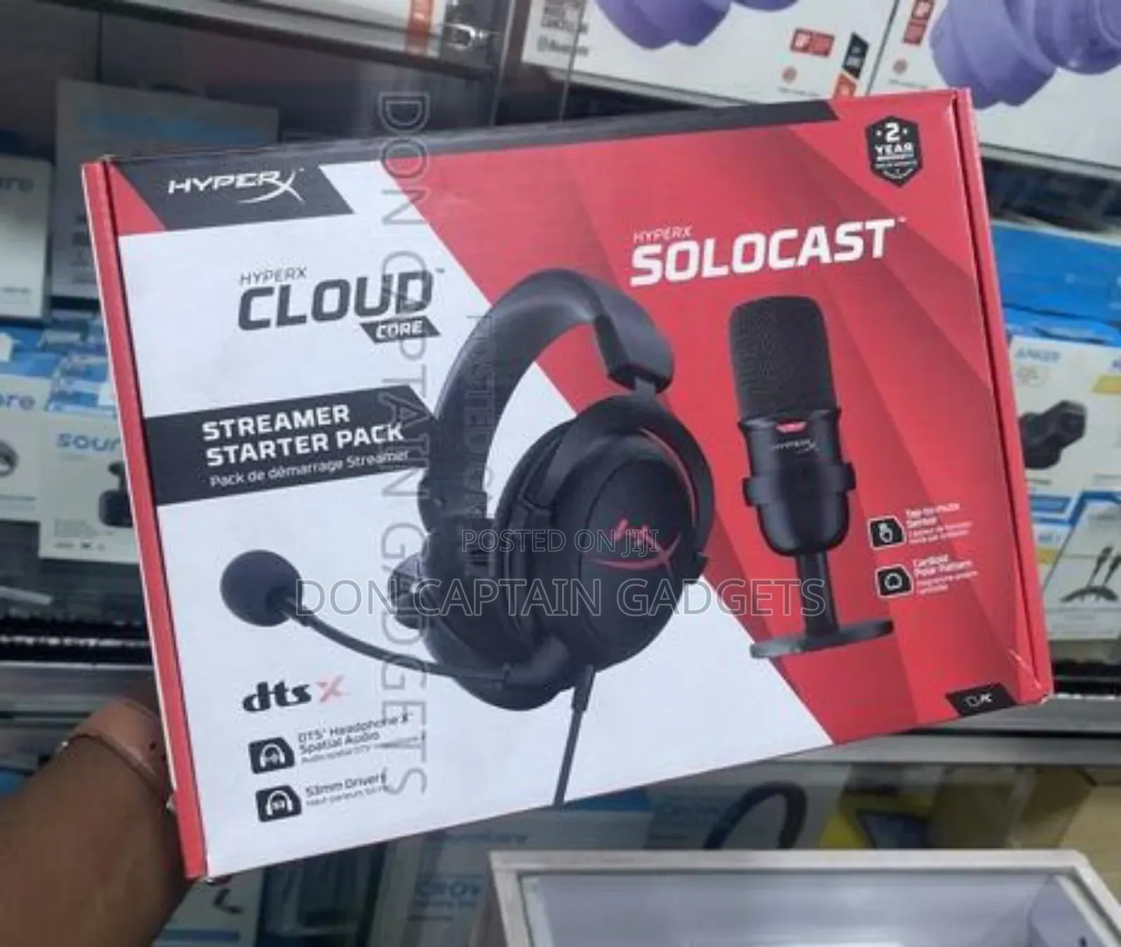 Hyperx Cloud Core Streamer Starter Pack Hyperx Solocast