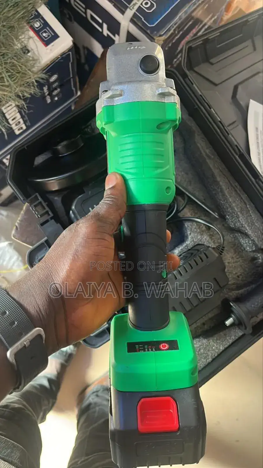 Delf Lex 20v Cordless Angle Grinder – Powerful Li-Ion Cutting Tool