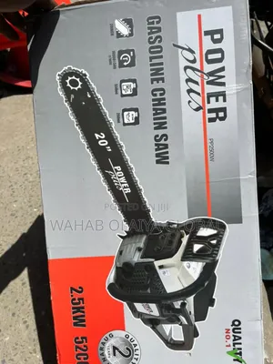 Power Plus 52cc Gasoline Chain Saw – 2.5kw High-Performance Cutter
