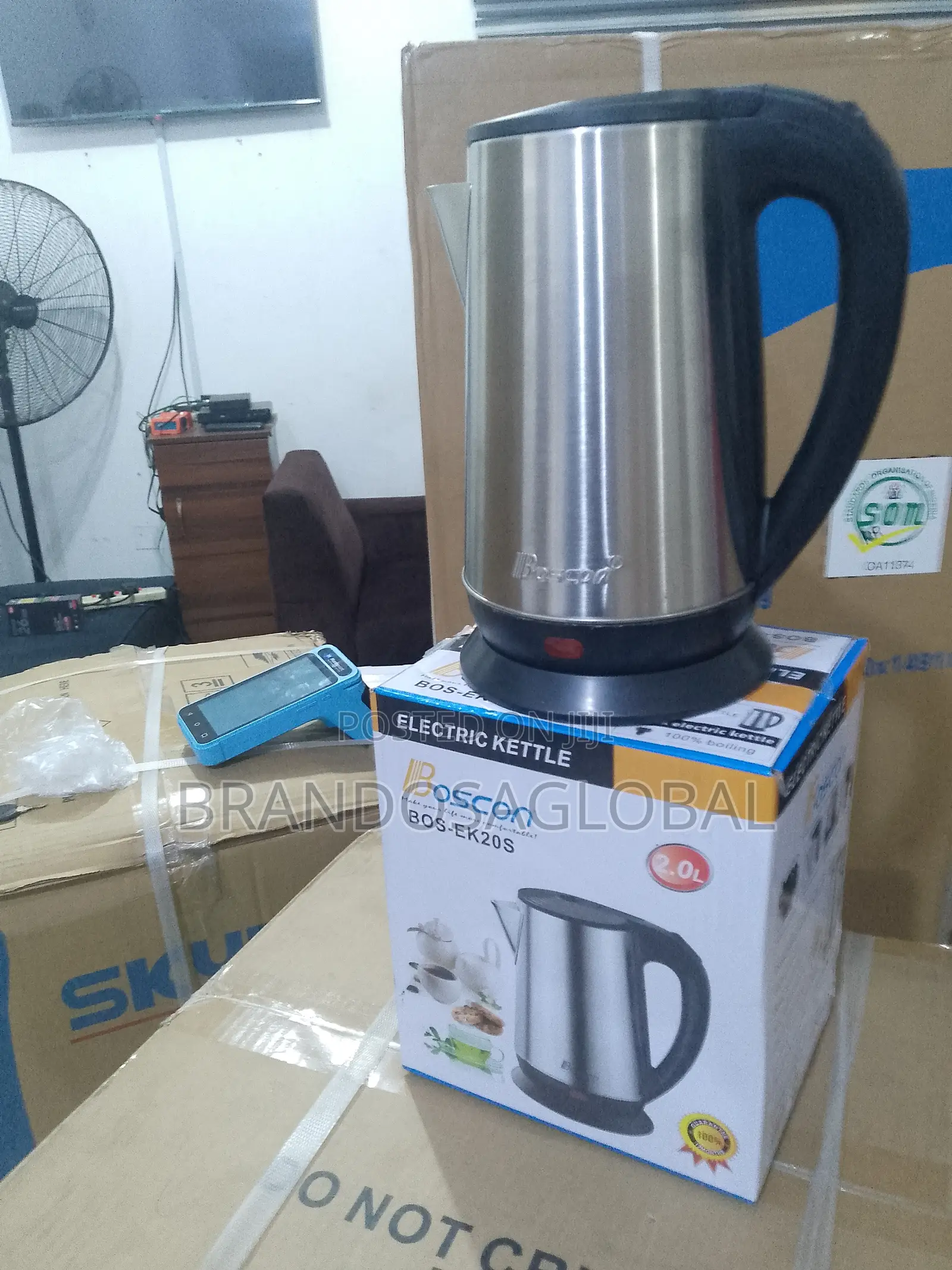 Boscon Bos-Ek20s Electric Kettle – Compact, Stylish Efficient