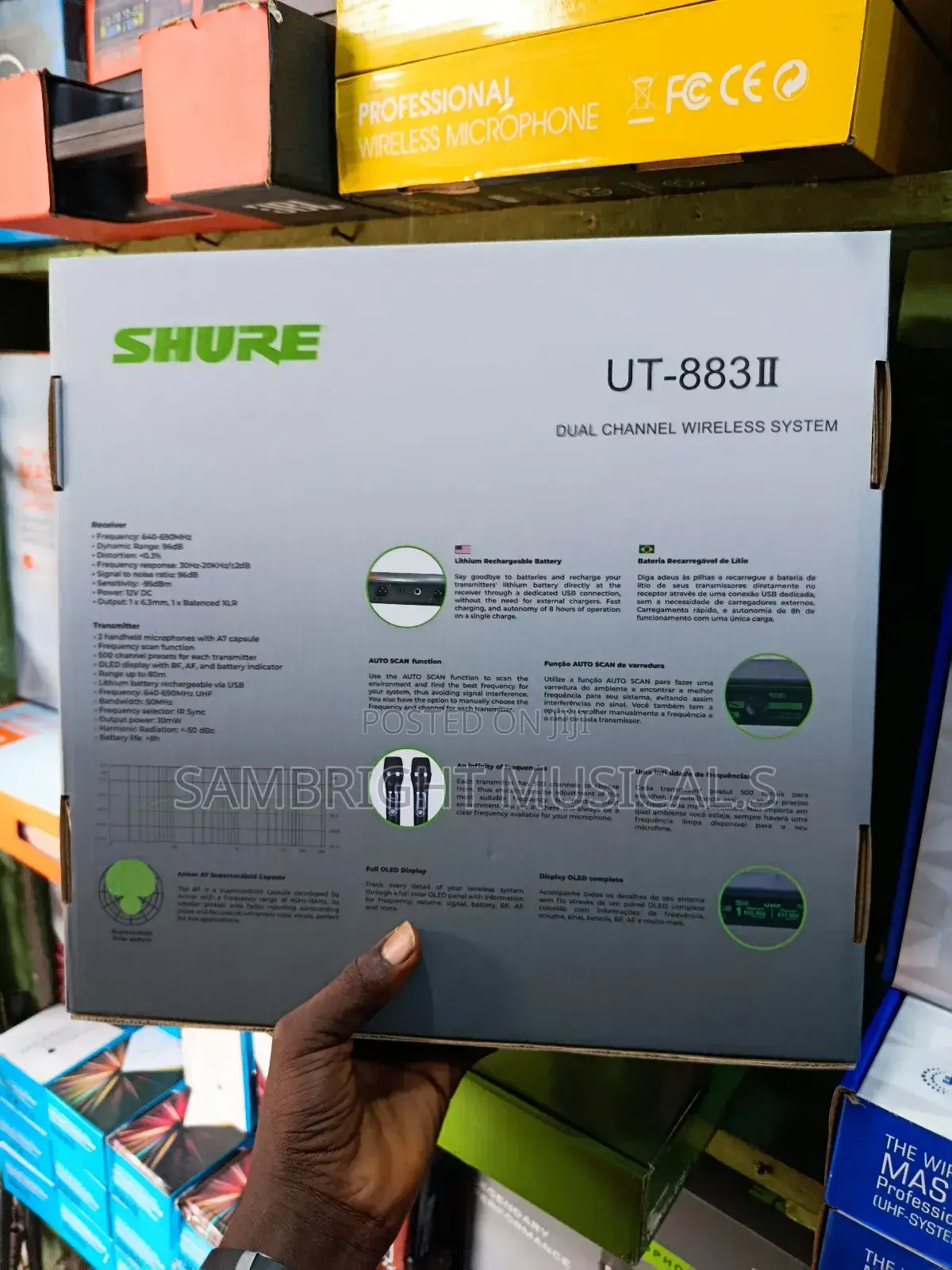 Shure Ut-883 Long Engine Wireless Microphone