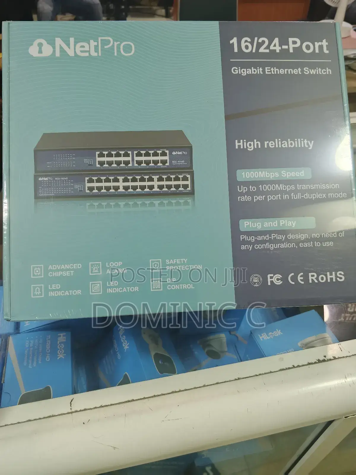 16port Gigabit and Poe Switch Netpro