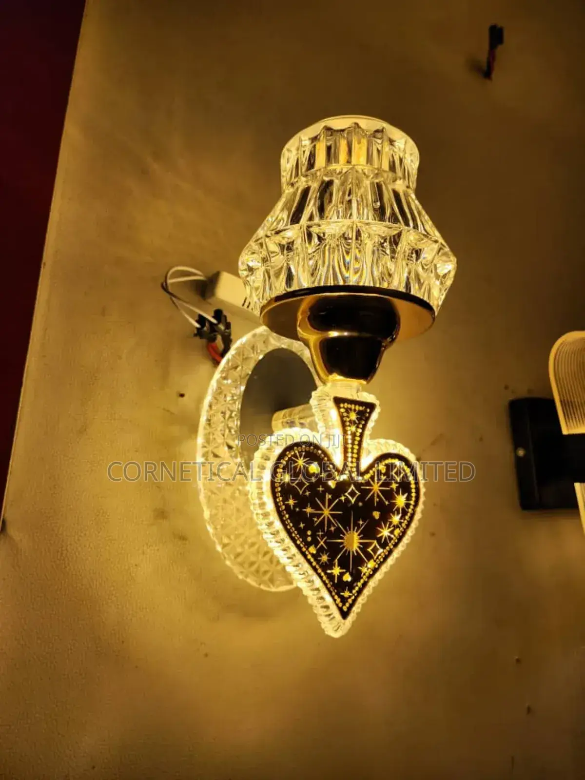 Modern Crystal LED Wall Bracket Light