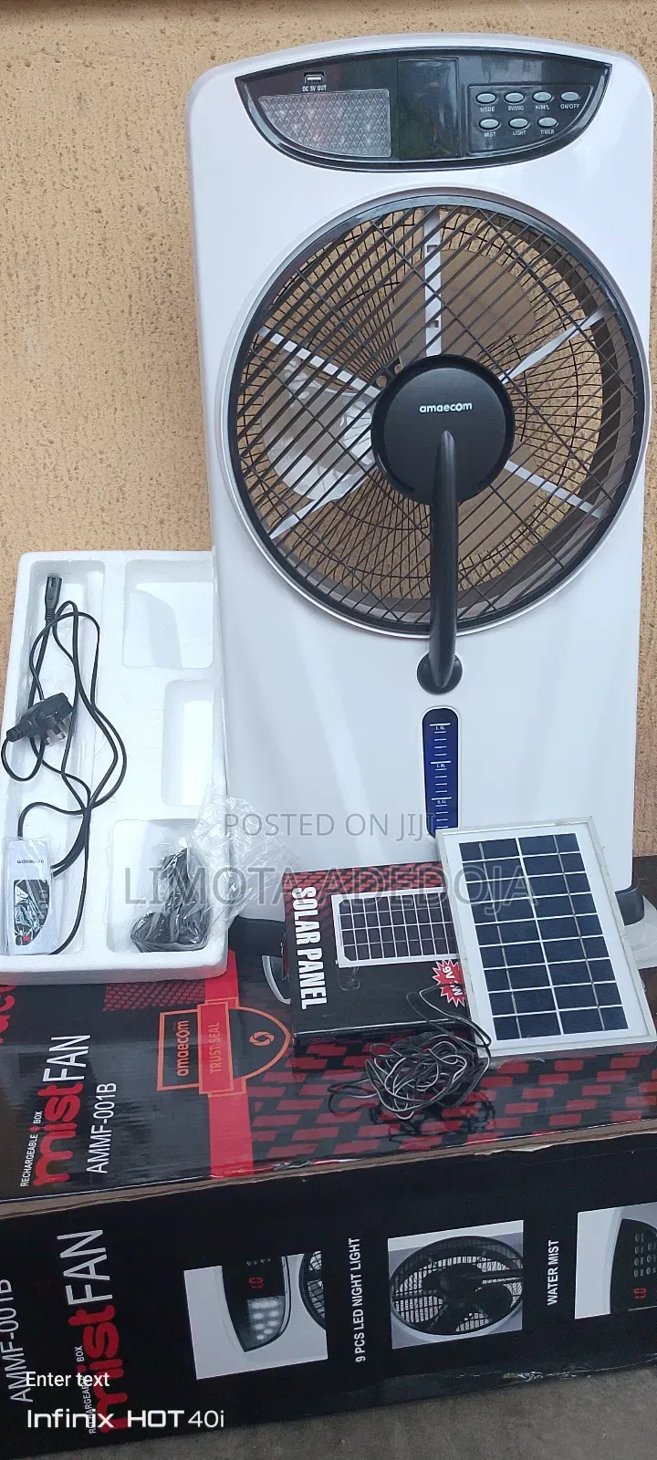 Rechargeable Mist Fan