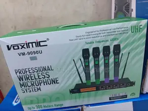 Complete 300 Miters Wireless Microphone Voximic 9090 U