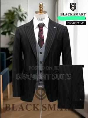 New Daro Blacksmarth Checkers 3 Piece Suit