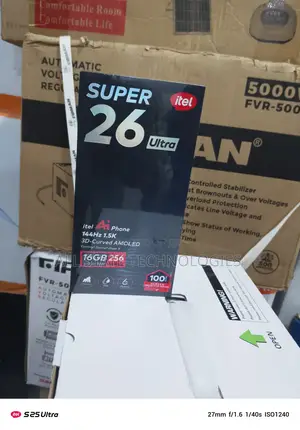 New Itel S26 Ultra 256 GB Black