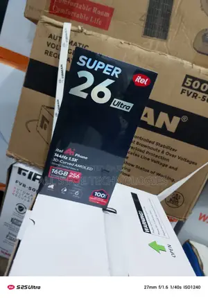 New Itel S26 Ultra 256 GB Black