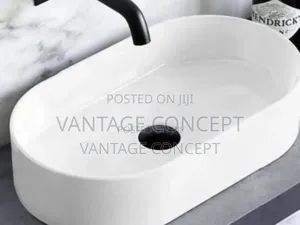 Wash Hand Basin With Conduit Mixer Tap