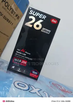 New Itel S26 Ultra 256 GB Black