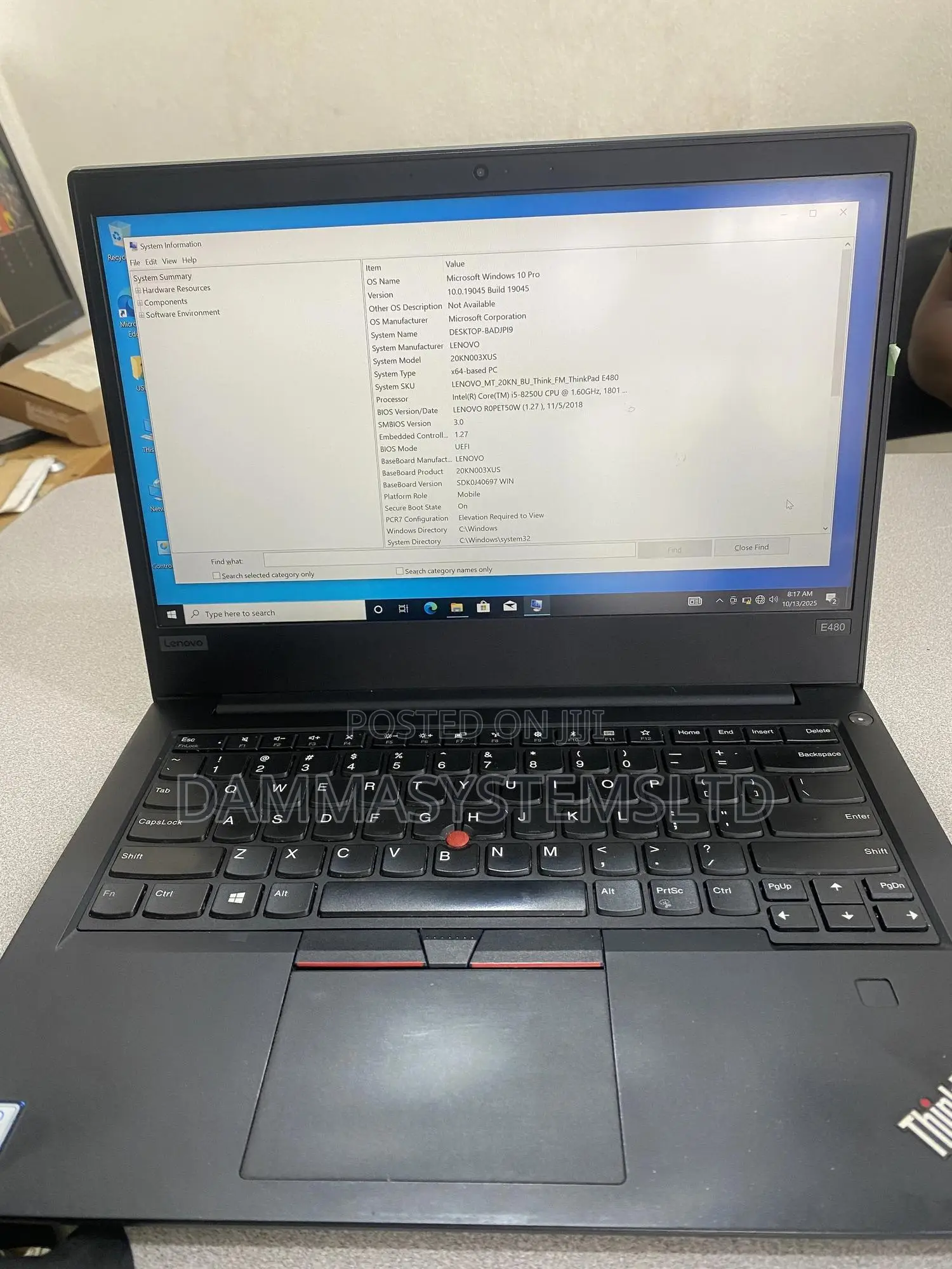 Laptop Lenovo ThinkPad E480 8GB Intel Core i5 SSD 256GB