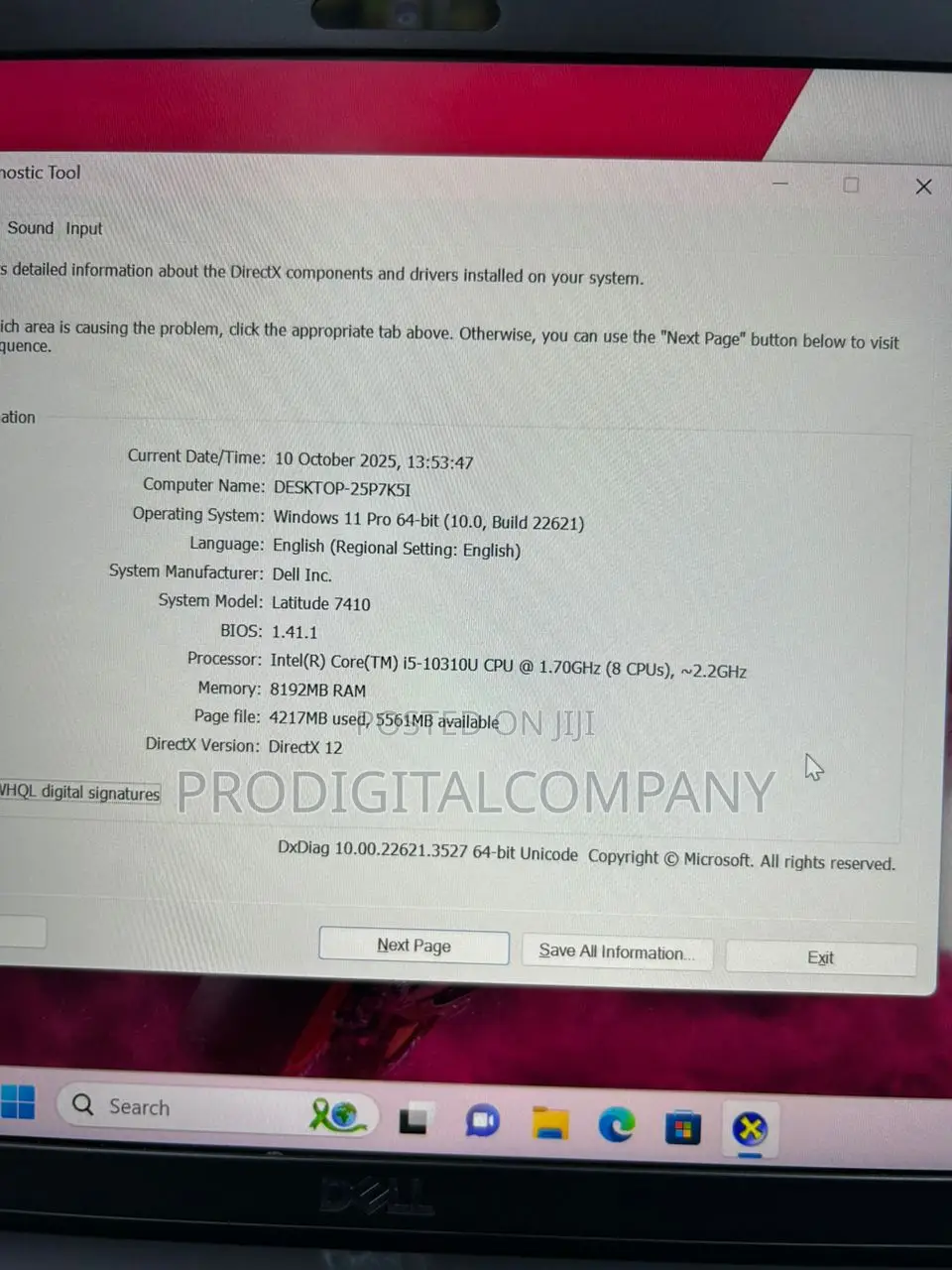 Laptop Dell Latitude 7410 8GB Intel Core i5 SSD 128GB