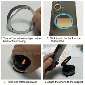 Vacuum Suction Phone Holder