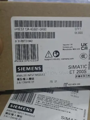 Siemens- Simatic Dp, Module F. Et200s, 2ai | 6es7134-4gb01-0ab0