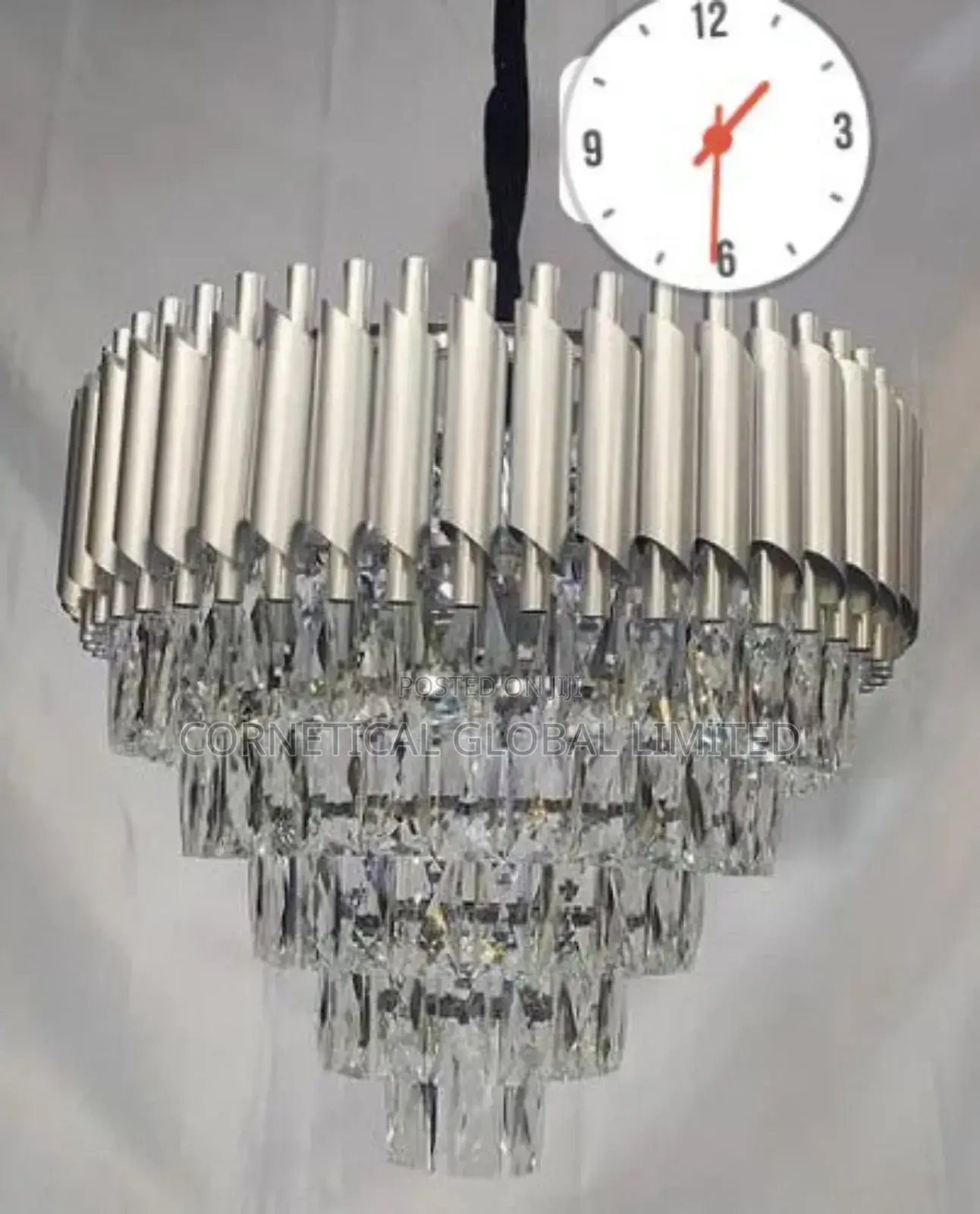Modern Quality Silver Crystal Chandelier Light (600mm)