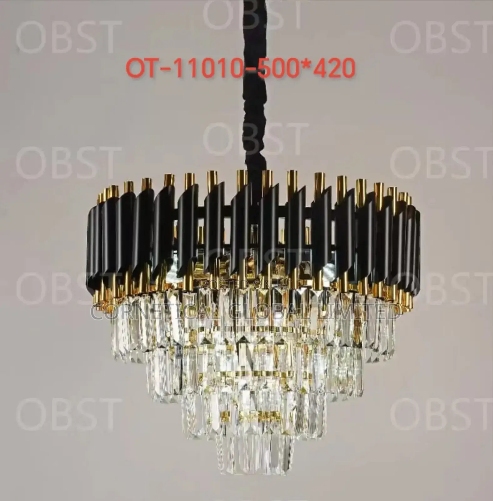 Modern Quality Silver Crystal Chandelier Light (600mm)