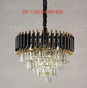 Modern Quality Silver Crystal Chandelier Light (600mm)