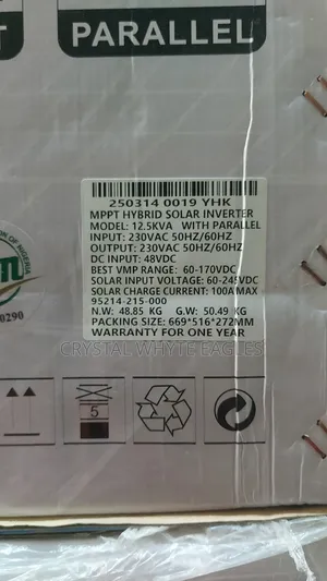 Yohako 12.5kva Hybrid Solar Inverter With Parallel