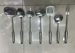Quality 304 Stainless Steel Silver Single Cooking Spoon