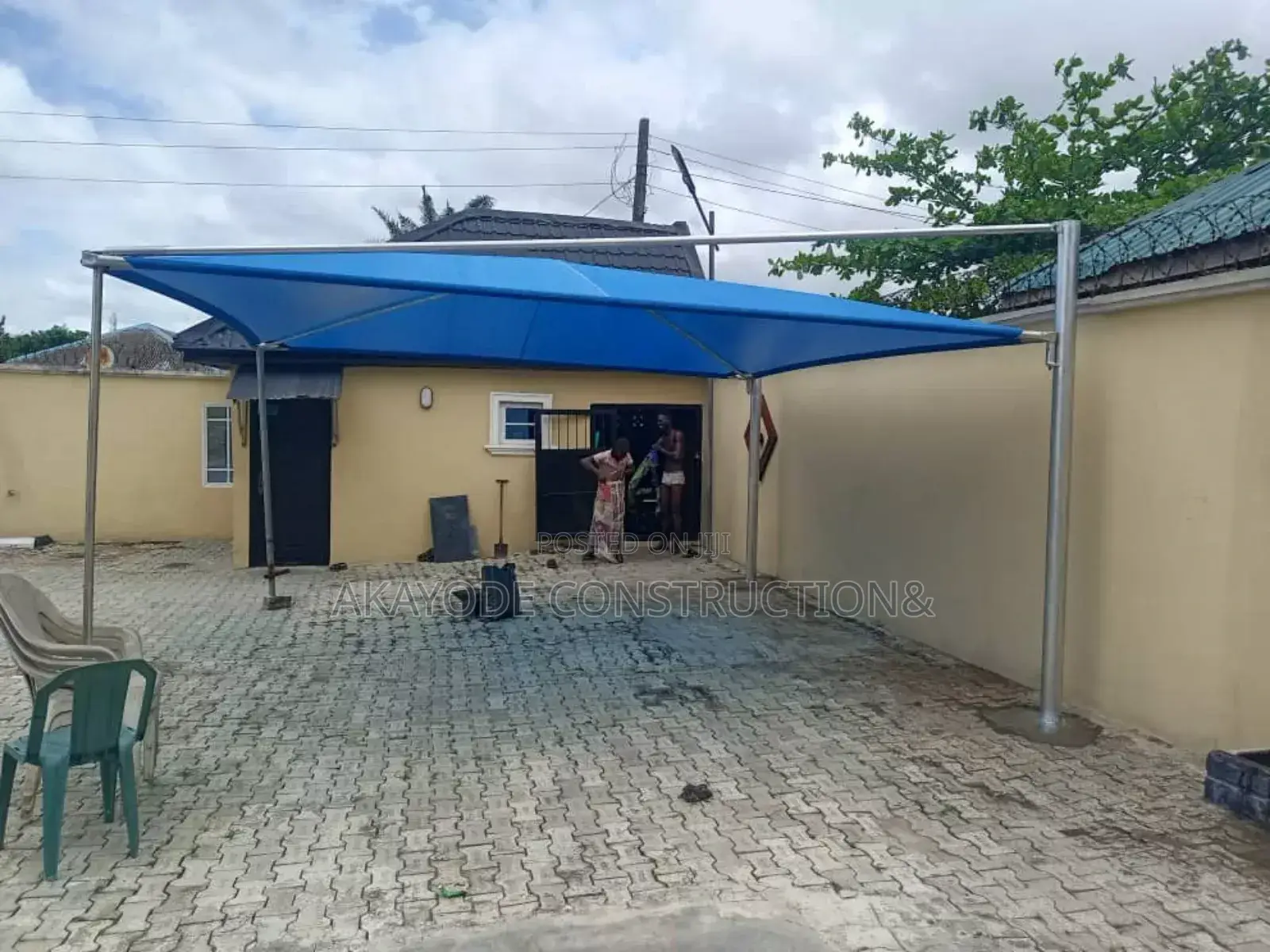 Blue Carport