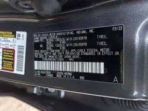 Toyota Highlander XLE 2022 Gray