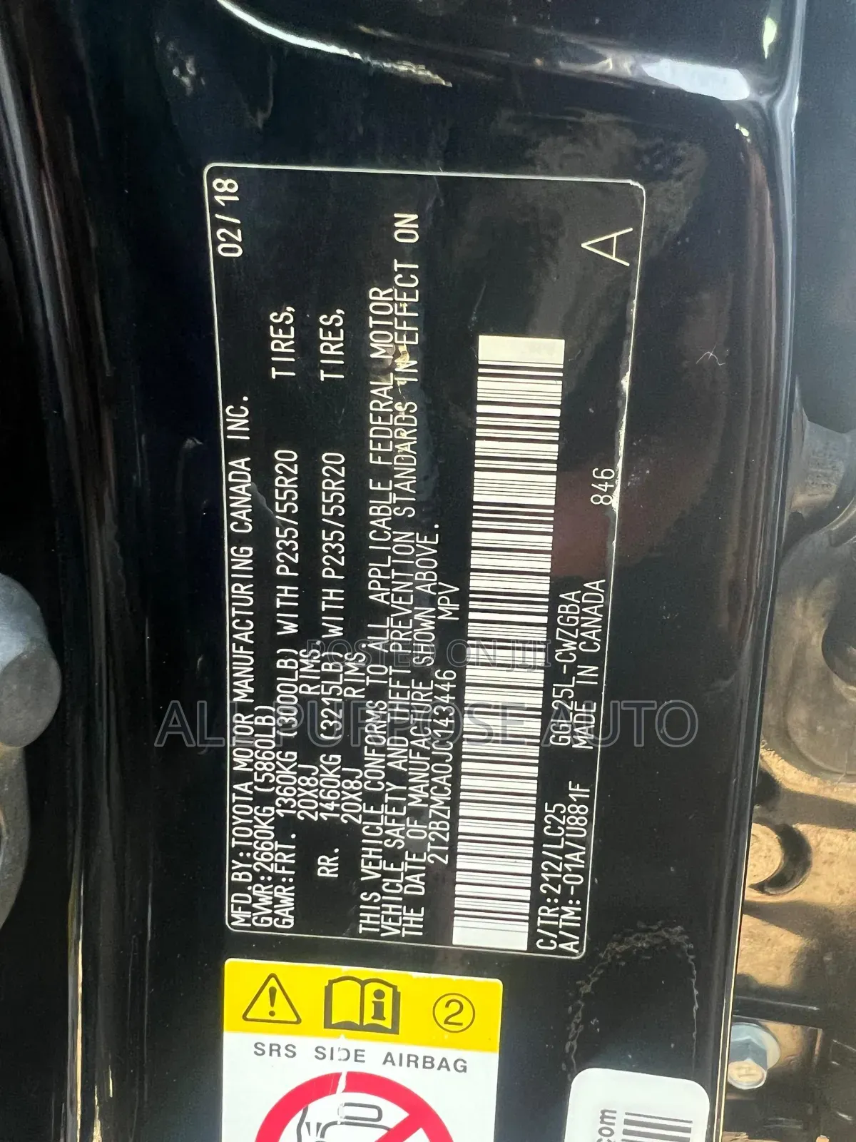 Lexus RX 350 2018 Black