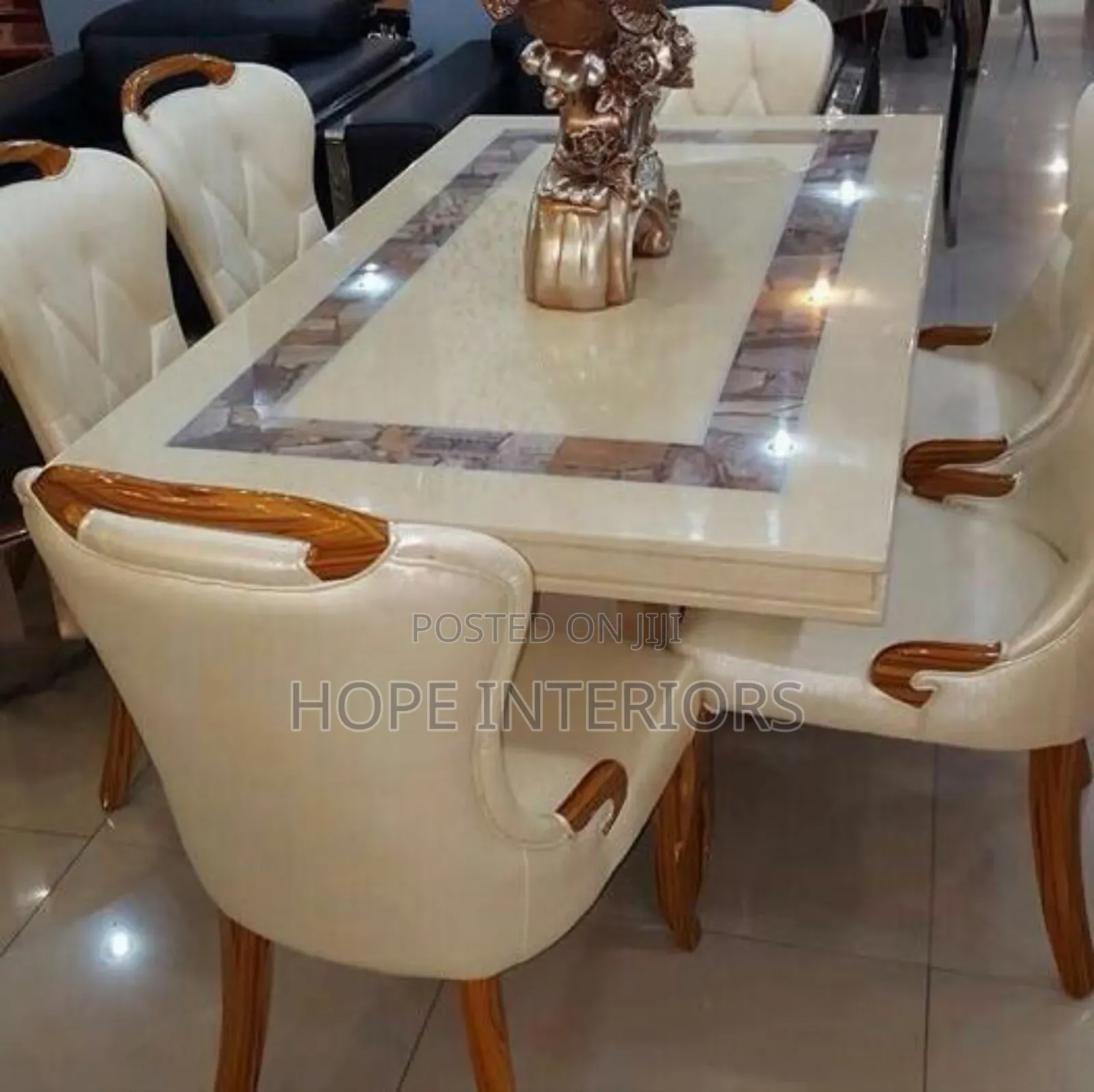 Classic Dinning Set By Six Seaters