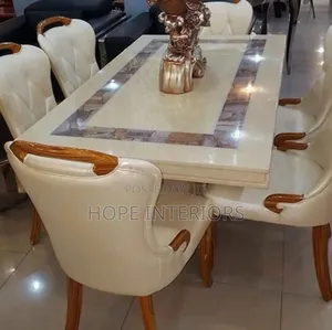 Classic Dinning Set By Six Seaters